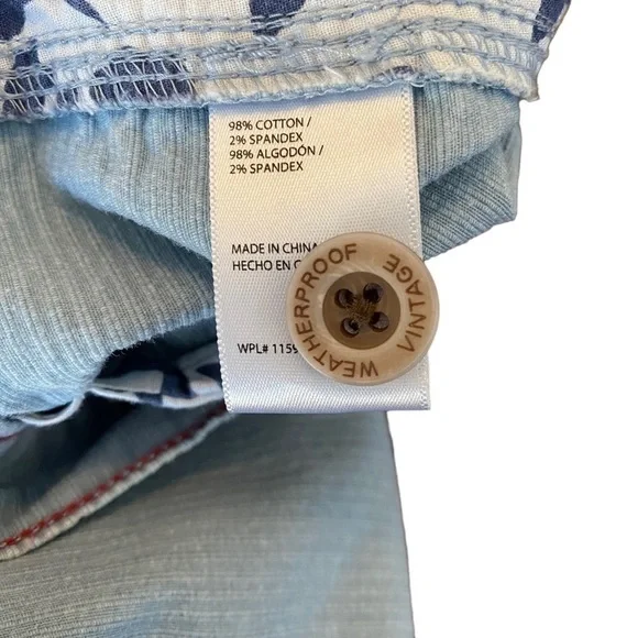 Weatherproof Men’s Light Blue Ribbed Shorts 8.5 Inch Inseam Size 38 - Picture 6 of 7